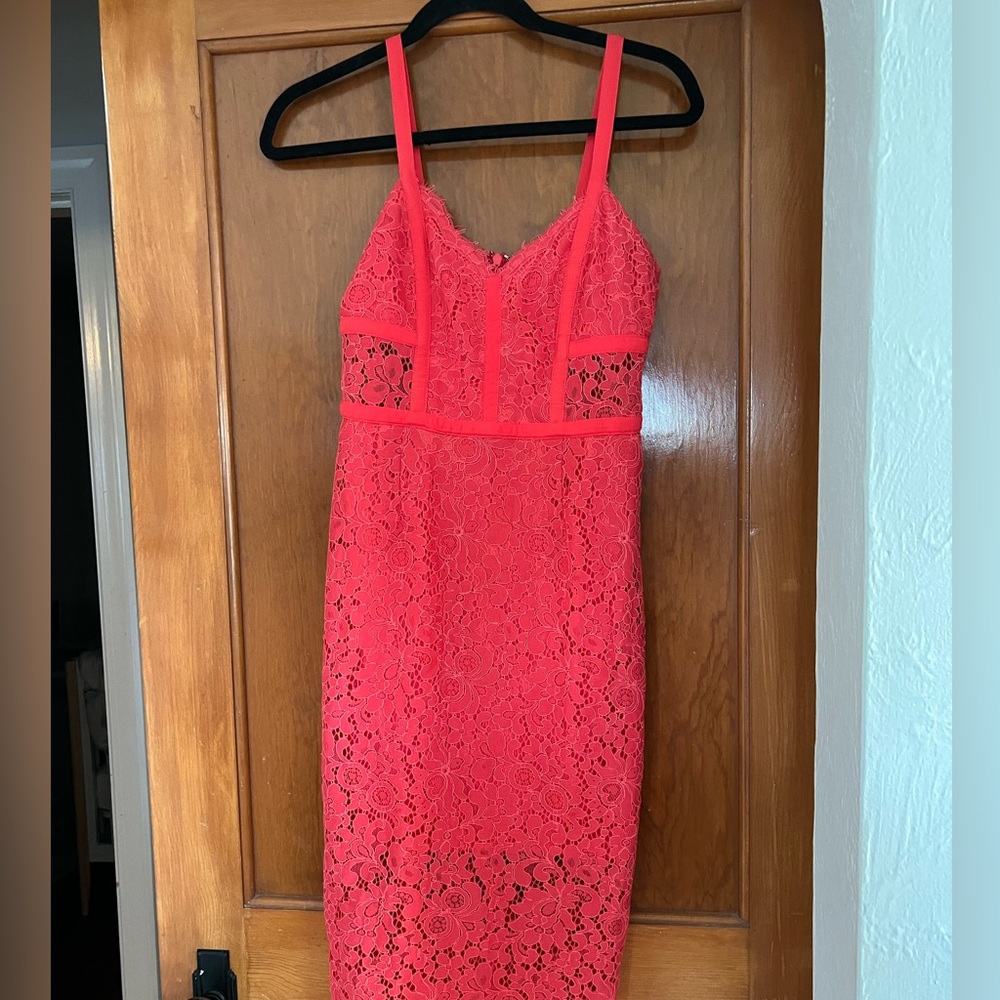 Coral Lace Express Dress
